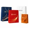 Bolsas personalizadas com impressão de logo, sacolas promocionais corporativas, lembrancinhas de feiras, sacolas de embalagem feitas de cartão branco e papel kraft