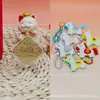Ouro Puro 999 Quadrado Oito Direções Traz Riqueza Pingente de Ouro Série Cavalo Pequeno de Pelúcia Cordão TikTok Live Tráfego Motorista Item Quente