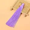 Fleco de Borlas de Tubo Hueco de 8 mm y 12 cm, Accesorios de Colgante de Nudo Chino, Colgante de Moneda de los Cinco Emperadores, Compra al por Mayor, Gran Precio