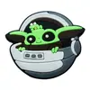 Charms para Zapatos de Yoda Accesorios DIY de Gama Alta Dibujos Animados de Star Wars Hebilla de Zapato Desmontable de Goma Suave de PVC Accesorios