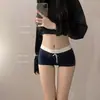 Shorts de Seguridad y Ropa Interior Antiexposición Dos en Uno para Mujer, Antibacteriano 10A, Algodón Completo, Entrepierna Extendida, Leggings de Algodón Puro para Mujer