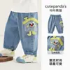 Pantalones Vaqueros Kaka Panda para Niñas, Pantalones Casuales de Otoño para Niños, Pantalones Largos de Bebé para Primavera y Otoño, Modernos