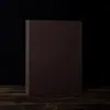 Fichário de argolas capa dura em couro A4 em estoque livro de armazenamento de tecido com 3 furos amostras de cores amostras de tecido em branco