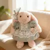 Solo Ropa de Muñeca/Ropa Hecha a Mano para Muñeca Conejo Jc Bonnie, Pijama, Vestido Mismo Estilo del Pequeño Libro Rojo, Conjunto para Muñeca de 32cm, Lindo