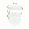 Estante Rotatorio Transfronterizo para Almacenamiento de Cosméticos Estante de Almacenamiento de Escritorio de Cocina Estante de Almacenamiento para Especias Bebidas Cosméticos Productos para el Cuidado de la Piel