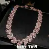 Joyería Hermoso Retro Completo de Piedras Preciosas Pulsera Ancha Abierta Banquete Diamante Cuadrado de Alta Definición Gota Pulsera Deslumbrante
