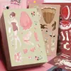 24 Pegatinas de Vestir Armario de Princesas, Vestidos Exquisitos, Varios Materiales, Pegatinas Educativas de Ocio Entretenimiento Hechas a Mano para Niños
