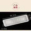 Bandeja Desechable 4013 Larga para Conservar Frescura de Pescado de Mar, Pez Cuchillo y Corvina Blanca Grande, con Atmósfera Modificada para Mantener la Frescura para Almacenamiento a Largo Plazo