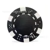 Fichas Pequeñas de Seis Puntos Fichas de Texas Hold'em Sala de Ajedrez Baccarat Fichas en Blanco Fichas de Flor de Dados Sin Rostro Calificadas