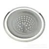 Filtro de Malla para Fregadero de Lavado de Verduras de Cocina Filtro de Desagüe de Fregadero Pantalla de Filtro de Plástico de Goma con Borde de Acero Inoxidable para Hogar Desagüe de Piso