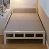Cama individual plegable habitación de alquiler para el hogar cama dura dormitorio de adultos cama simple cama de hierro portátil cama de acompañamiento cama extra