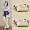 Nuevos Zapatos de Estilo Coreano para Aumentar la Altura para Mujer, Otoño 2026 Zapatos Casuales Deportivos para Estudiantes con Suela Gruesa Bs001