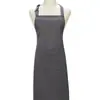 Uniforme de trabajo para tiendas de té de leche y café, delantal unisex, simple y elegante, versátil, disponible en varios colores, personalizable con impresión
