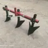 Rotocultivador para tractor de guía manual, arado de tres surcos, reja de arado, herramienta para zanjas, preparación del suelo, siembra de melón, surcado, surcos de soporte