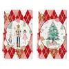 Paños de limpieza creativos temáticos de Navidad para Amazon transfronterizo, paños para el hogar, la cocina y la mesa de comedor, paños de cocina y toallas decorativas de Navidad