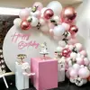 Decoração de Parede de Fundo para Layout de Festa de Aniversário Transfronteiriça Adesivos Letras em Inglês Feliz Aniversário Adesivos de Parede Decorativos