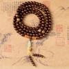 Cuentas de rosario de sándalo verde multicírculo de mano naturales Jade Dongling colgante de calabaza pequeña pulseras de sándalo dorado para hombres y mujeres Venta al por mayor