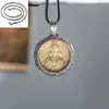 Xizang Plata de Ley S925 Nube Auspiciosa Loto Maestro Caja Gau Colgante Estilo Nepalesa Xizang Colgante Estilo Étnico Xizang