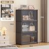 Gabinete de almacenamiento a prueba de polvo, bolsa para dormitorio doméstico, multicapa, gran capacidad, simple, bolsa de gran tamaño, estante de almacenamiento multifuncional