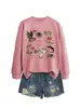 Amazon eBay sitio independiente moda versátil personalizada mujer "ama a los no amados" murciélago sudadera otoño/invierno