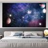 Tela Colgante de Fondo de Cielo Estrellado Cósmico, Tapiz de Gama Alta Simple para Sala de Estar y Dormitorio, Tela de Fondo para Mesita de Noche, Arreglo Atmosférico