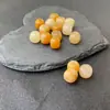 Cuentas de Ábaco de Jade Dorado de Xinjiang Cuentas Sueltas Cuentas de Barril de Jade Huanglong Lutong Accesorios Hechos a Mano Diy Pulsera de Cuentas Joyería