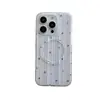 Fondo Blanco Estrella Azul Marrón Soporte Magnético Funda para Teléfono Móvil Apple 17Promax Adecuada para 16Pro Magnética Doble Capa 15Pro
