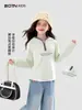 Roupas Infantis Camiseta de Manga Longa para Meninas 2026 Primavera Novo Estilo Tops Estilosos para Crianças Roupas Casuais com Capuz para Crianças Maiores Primavera e Outono