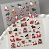 Pegatinas Europeas y Americanas para Uñas con Relieve de Halloween con Pequeños Diseños de Fantasmas y Calabazas 3D Pegatinas para Uñas DIY para Niños Modelo Sl