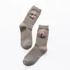 Meias-calça estampadas com desenho de menininha de desenho animado, para crianças, outono e inverno, versáteis, de algodão, confortáveis, atacado