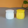 Pote com Creme de Cogumelo em Estoque 20g 30g Frasco Plástico para Amostra Cosmética Frasco Conveniente para Creme Removedor de Maquiagem