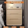 Mesita de noche Wind Usada Apartamento Pequeño Modelo Nuevo Habitación de Alquiler Hogar Dormitorio Estante de Almacenamiento de Mesita de Noche Armario de Mesita de Noche
