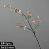 Nova Decoração de Casa Estilo Chinês com Flores Pequenas em Bola de Salgueiro Nevado Artificial de Caule Único para Exibição na Sala de Estar e Mesa de Jantar, Flores Artificiais Falsas e Galhos Secos