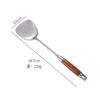 Cuchara sopera de acero inoxidable 304, colador, pala para freír de palisandro, cuchara para arroz, juego completo de utensilios de cocina, espátula para cocinar, espátula para cocinar