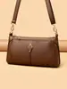 Moda Transfronteriza Nuevo Estilo Bolso Cruzado de un Solo Hombro, Simple y Versátil, Bolso para Mamá con Múltiples Compartimentos, Bolso Cuadrado Pequeño para Mujer para el Hombro y para Viajar