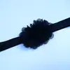 Diadema para Bebé Estilo Coreano Flor de Gasa Accesorios para el Cabello Infantiles Princesa Elástica Diadema para Niña Bebé Color Sólido Cubrecabezas Venta al por Mayor