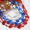 Decoraciones de Cuerda de Cuentas para Fiesta del Día de la Independencia Americana Día Nacional Americano Cuerda de Cuentas Fiesta de Carnaval Suministros de Decoración Festiva