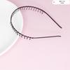 Diadema Ancha Engrosada para Recoger el Cabello al Lavarse la Cara Popular en Internet para Hombres y Mujeres Diadema Metálica Ondulada para la Cabeza Cabello Largo de Hombre Venta al por Mayor de Pequeños Artículos