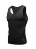 Chaleco de Entrenamiento Ajustado para Hombre de Verano Pro Fitness Deportes Running Baloncesto Alta Elasticidad Secado Rápido Delgado Transpirable Chaleco