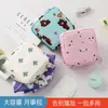 Bolsa de Armazenamento para Absorventes Higiênicos para Meninas, Bolsa de Viagem Portátil para Absorventes Menstruais, Grande Capacidade, Espessada, Bolsa de Armazenamento Fofa para Estudantes