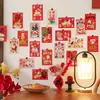 Feliz Ano do Cavalo, Cartões Decorativos Festivos de Ano Novo, Belas Mensagens de Bênção, Cartões Postais, Adesivos de Coração para Parede, Cartões de Cumprimentos