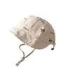Sombrero de Sol para Bebé para Primavera y Otoño, Sombrero de Pescador con Bordado de Pony para Protección Solar para Bebés de 3-6 Meses, Sombrero de Cubo de Moda para Bebé 9