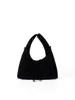 Otoño e Invierno Nuevo Material de Gamuza Diseño de Cordón Bolso de Axila para Mujer Nicho Simple Moda Versátil Bolso de Mano Cruzado