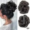 Peluca para Mujer Pinza de Agarre Anillo para el Cabello Paquete de Cabello Moño Bola Disco Flor Cabello Corto Rizado Pinza de Agarre Flor Capullo Esponjoso Anillo Grande para el Cabello