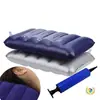 Almohada Inflable Grande para Adultos Extra Grande Cuadrada de Viaje Portátil para el Hogar Almohada Inflable para Siesta Almohada Lumbar Respaldo