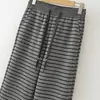 Jeans Mom Rectos con Caída Pantalones Anchos Rayados Mujer Otoño/Invierno 2026 Nuevos Pantalones de Gama Alta para Mujeres de Mediana Edad Lucir Más Joven Pantalones Largos