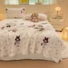 Juego de sábana y fundas de almohada de terciopelo de leche para otoño e invierno, simple y elegante, adecuado para dormitorios de estudiantes, recámaras y uso doméstico