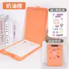 Pasta Multifuncional Prancheta Caixa de Armazenamento para Papel de Teste de Caligrafia Tapete de Armazenamento Portátil Prancheta com Clip para Alunos do Ensino Fundamental com Adesivos