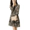 Vestido de Seda Vintage 2026 Estilo Verão Elegante Feminino Estilo Francês Suave Vestido de Seda para Chá
