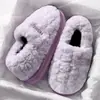 Pantuflas de Algodón de Invierno para Mujer con Cubierta para el Talón, Nuevo Modelo 2026, Zapatos de Felpa de Algodón Gruesos Antideslizantes Cálidos para Interiores para Mujer